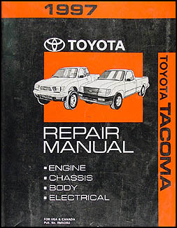 1997 Toyota Tacoma Repair Manual Original