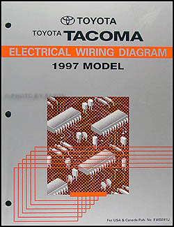 1997 Toyota Tacoma Pickup Wiring Diagram Manual Original