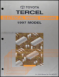 1997 Toyota Tercel Wiring Diagram Manual Original