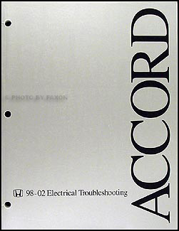 1998-2002 Honda Accord Electrical Troubleshooting Manual Original