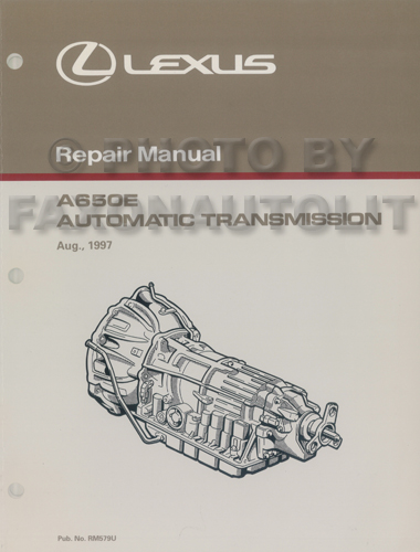 1998-2005 Lexus GS, GS300, SC400, LS  Automatic Transmission Repair Manual Original