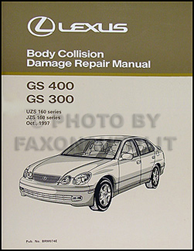 1998-2005 Lexus GS 400/430 and 300 Body Collision Repair Shop Manual Orig.