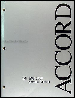 1998-2002 Honda Accord Repair Shop Manual Original