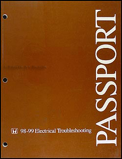 1998-1999 Honda Passport Electrical Troubleshooting Manual Original