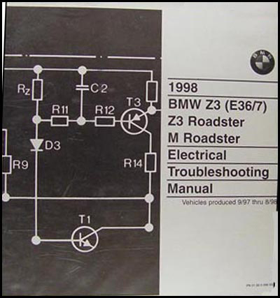1998 BMW Z3 and M Roadster Electrical Troubleshooting Manual Original
