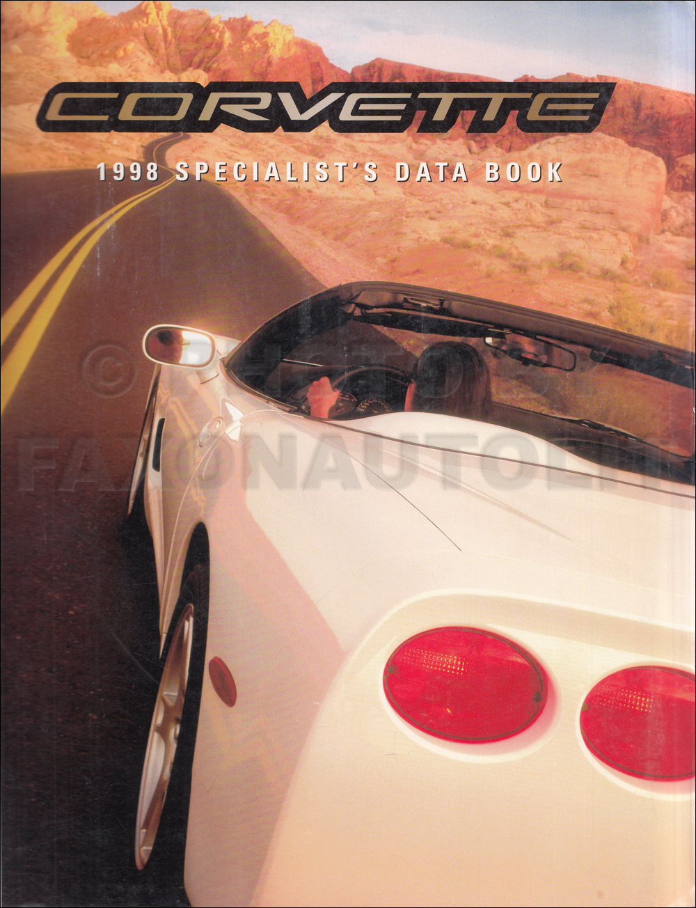 1998 Chevrolet Corvette Color & Upholstery Dealer Album/Data Book Original 