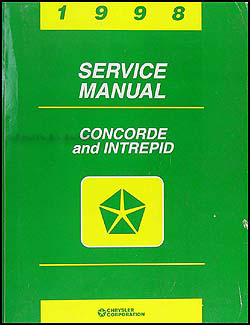 1998 Concorde & Intrepid Shop Manual Original 