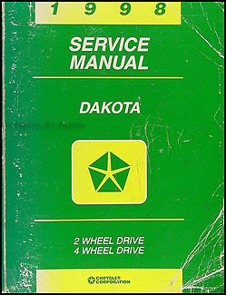 1998 Dodge Dakota Repair Manual Original 