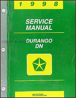 1998 Dodge Durango Repair Manual Original