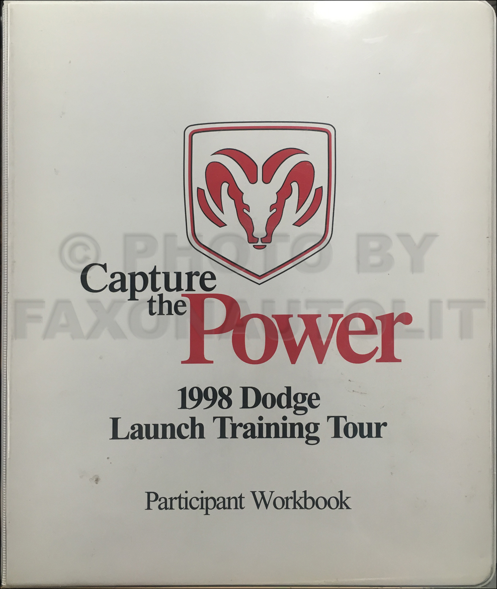 1998 Dodge Durango and Intrepid Launch Salesperson Training Album Original