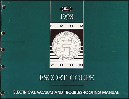 1998 Ford Escort ZX2 Coupe Electrical & Vacuum Troubleshooting Manual