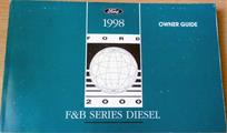 1998 Ford F700-F900 & B-Series DIESEL Owner's Manual