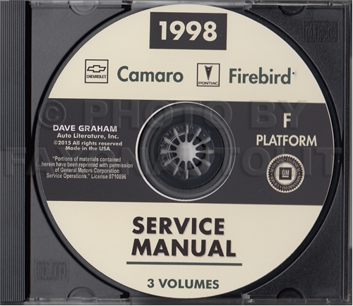 1997 Chevrolet Camaro Pontiac Firebird Repair Shop Manual CD