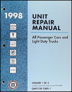 1998 GM Automatic Transmission Overhaul Manual Original