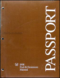 1998 Honda Passport Fuel & Emissions Repair Manual Original