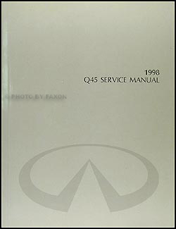 1998 Infiniti Q45 Repair Manual Original 