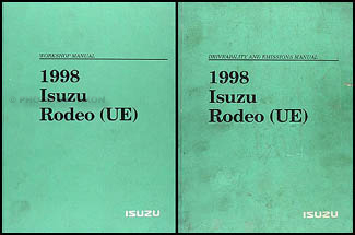 1998 Isuzu Rodeo & Honda Passport Repair Manual Set Original