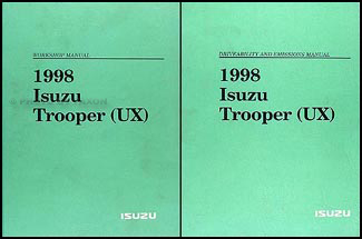 1998 Isuzu Trooper Repair Manual Original
