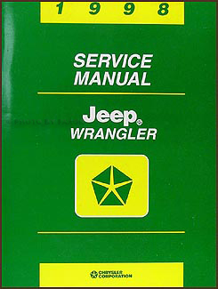 1998 Jeep Wrangler Shop Manual Original