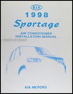 1998 Kia Sportage A/C Installation Manual Original