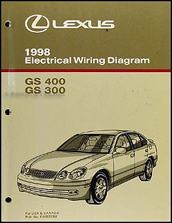 1998 Lexus GS 300/400 Wiring Diagram Manual Original