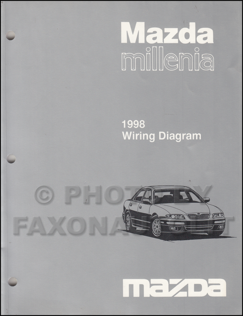 1998 Mazda Millenia Wiring Diagram Manual Original