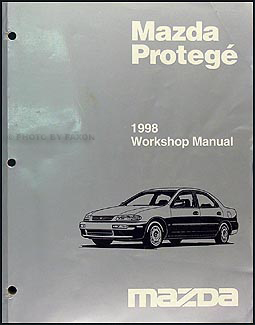 1998 Mazda Protege Repair Manual Original 
