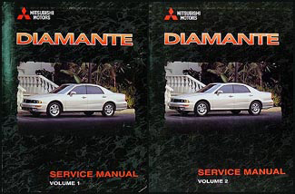 1998 Mitsubishi Diamante Repair Manual Set Original
