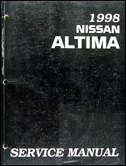 1998 Nissan Altima Repair Manual Original