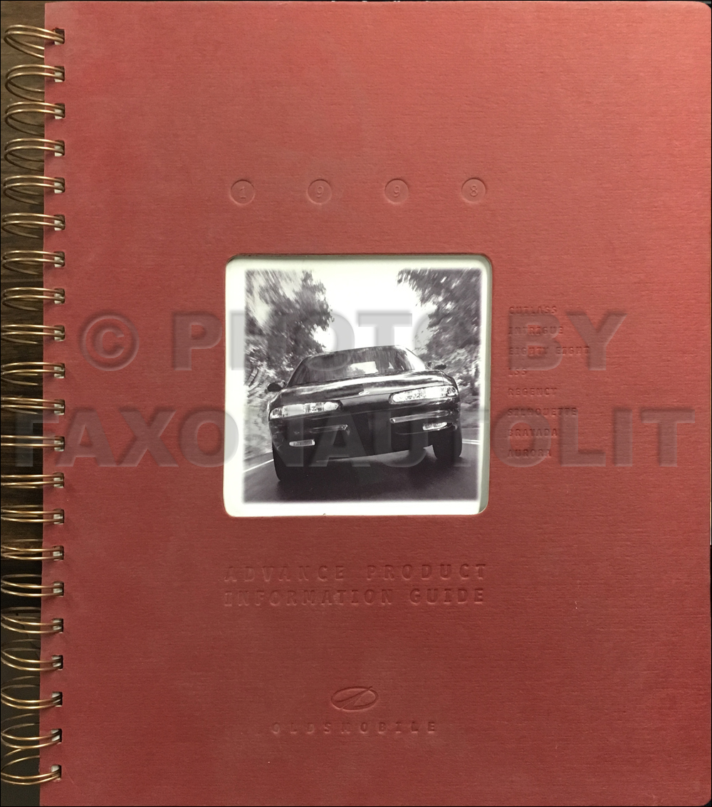 1998 Oldsmobile Advance Dealer Album Original