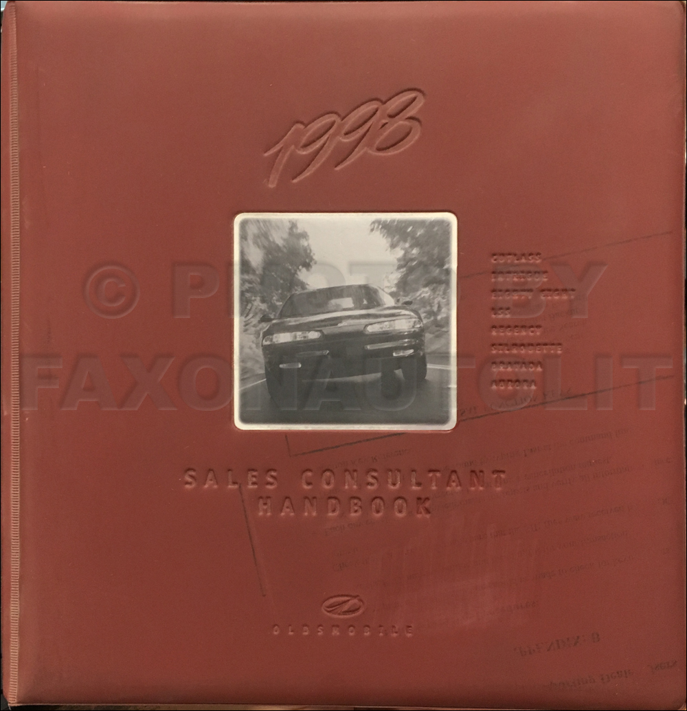 1998 Oldsmobile Color and Upholstery Dealer Album/Data Book Original