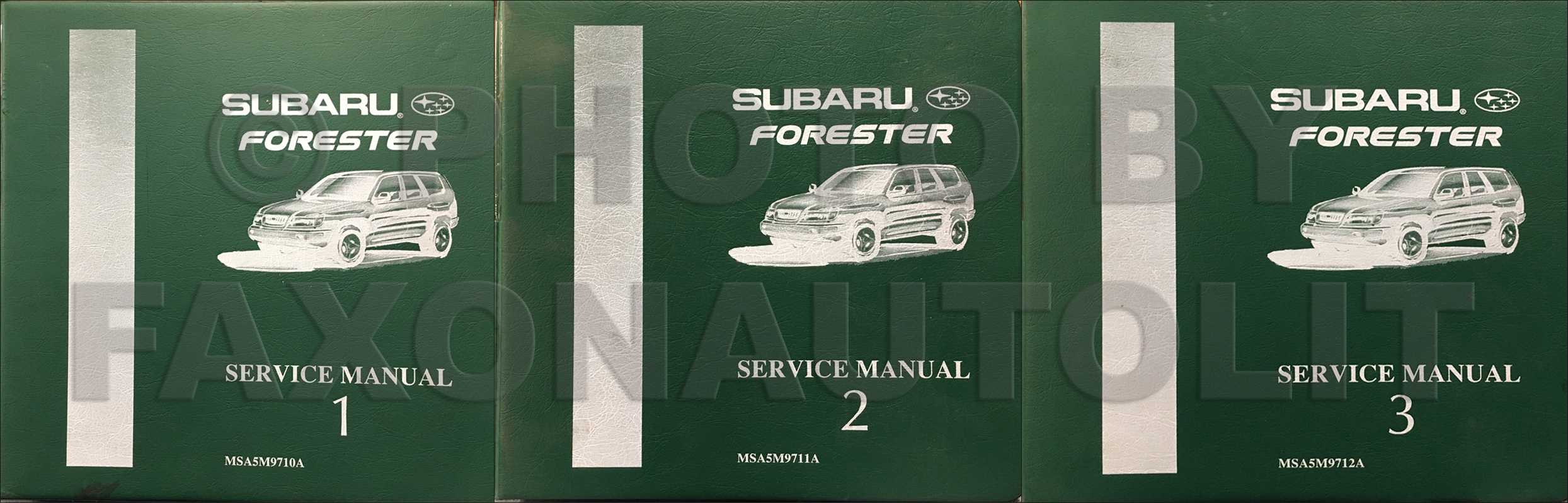 1999 Subaru Forester Repair Manual Original 6 Volume Set 