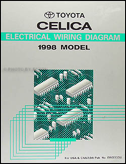 1998 Toyota Celica Wiring Diagram Manual Original