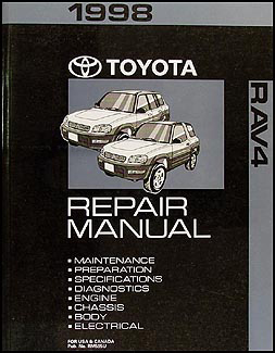 1998 Toyota RAV4 Repair Manual Original