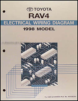 1998 Toyota RAV4 Wiring Diagram Manual Original