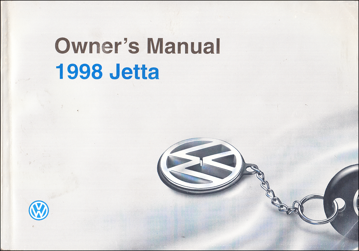 1998 Volkswagen Jetta Owner's Manual Original