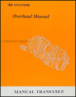 1999-2000 Hyundai Manual Transaxle Overhaul Manual Original 