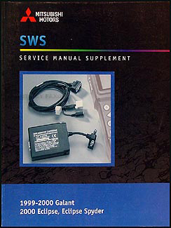 1999-2000 Mitsubishi Galant & 2000 Eclipse & Spyder Repair Shop Manual Diagnosis Supp
