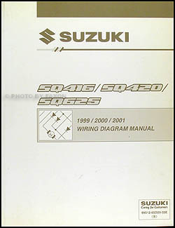 1999-2001 Suzuki Vitara & Grand Vitara Wiring Diagram Original