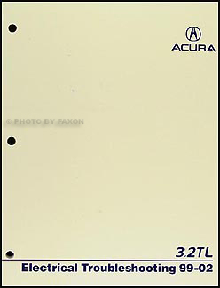 1999-2002 Acura 3.2 TL Electrical Troubleshooting Manual Original