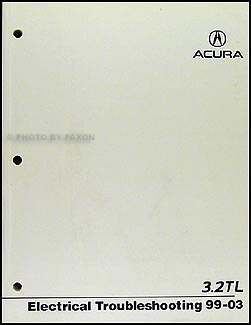 1999-2003 Acura 3.2 TL Electrical Troubleshooting Manual Original