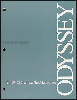 1999-2003 Honda Odyssey Electrical Troubleshooting Manual Original
