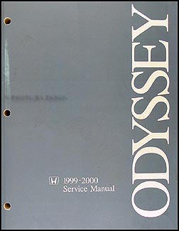 1999-2000 Honda Odyssey Repair Manual Original 