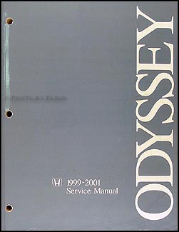 1999-2001 Honda Odyssey Repair Manual Original 
