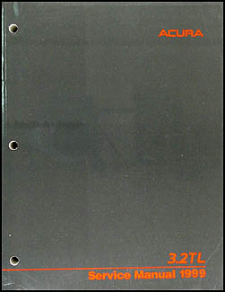 1999 Acura 3.2 TL Shop Manual Original 