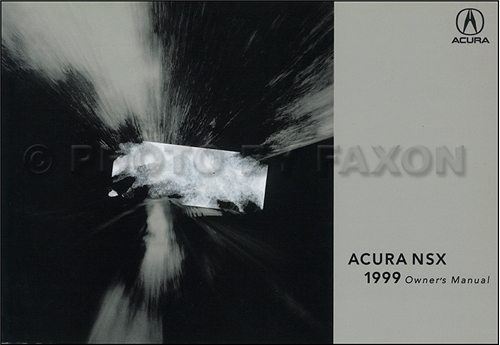 1999 Acura NSX Owners Manual Original