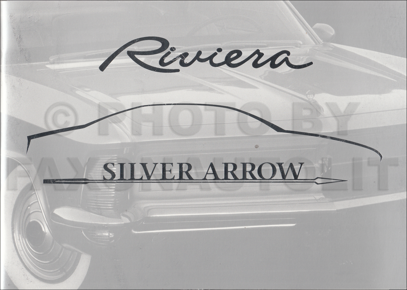 1999 Buick Riviera Silver Arrow Original Sales Catalog with 1963-1999 Riviera History