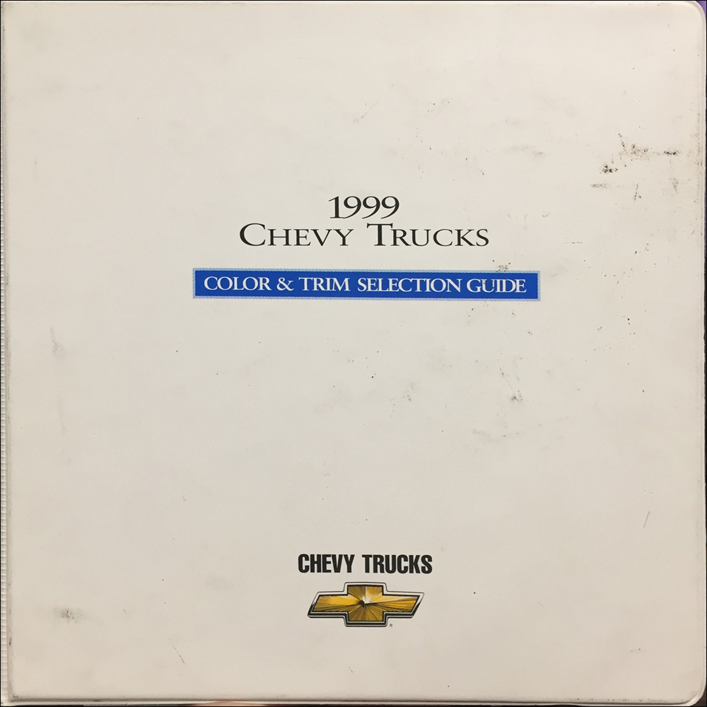 1999 Chevrolet Truck Color and Upholstery Dealer Album Original
