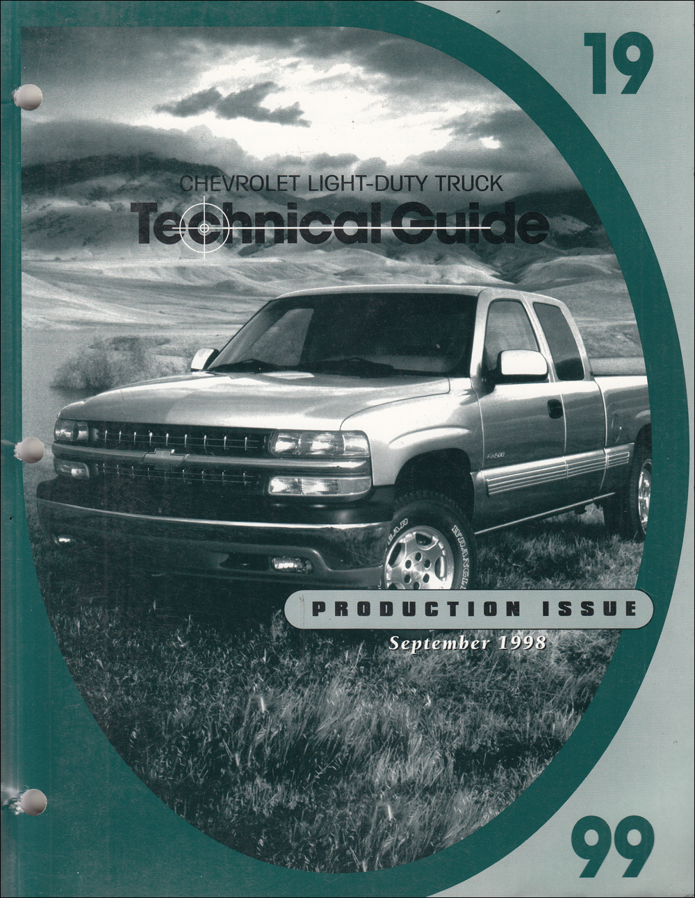 1999 Chevrolet Truck Technical Guide Dealer Album Original Production Issue