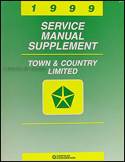 1999 Town & Country Limited Repair Manual Supplement Original 